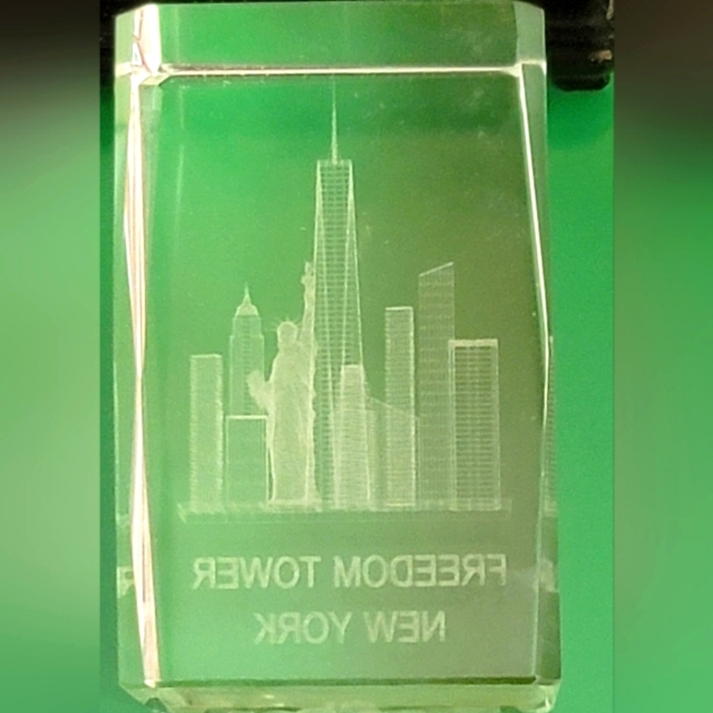 Freedom Tower Crystal Sculpture